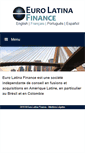 Mobile Screenshot of eurolatinafinance.com