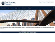 Tablet Screenshot of eurolatinafinance.com
